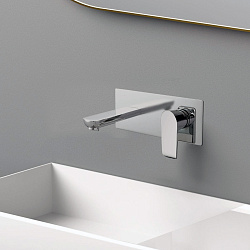 Смеситель для раковины Esse VBFW-1E1CH встраиваемый однорычажный, с регулятором давления, хром, , шт