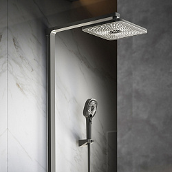 Душевая стойка Inspire VSFS-3I13TGM термостатическая с изливом, вороненая сталь, , шт