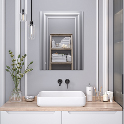 Зеркало/LED-подсветка (60см*80см) сенсор.выключатель Sirius/AQUA DE MARCO