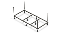 Рама д/ванны: Nike 150 NEW метал. в комплекте со сборочным пакетом, Сорт1