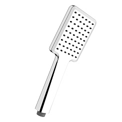 Лейка душевая 1 режим, 9х26см, пластик/хром, блистер