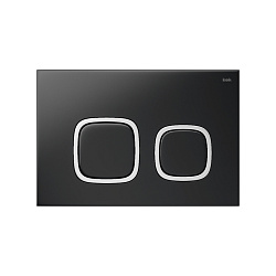 Клавиша смыва, универсальная, чёрная, Unifix, 004, IDDIS, UNI04BCi77