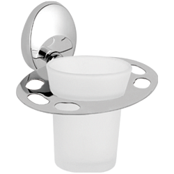 Держатель стакана матовое стекло, хром HB1606-1