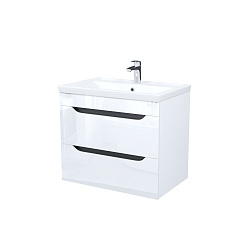 Тумба с умывальником, подвесная, 70 см, белый, Ray, IDDIS, RAY70W0i95K подходит умыв. 4077000i28