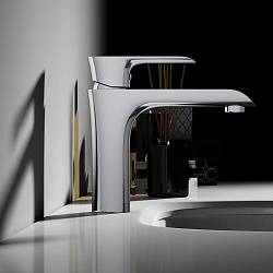 Смеситель для раковины Esse VBF-1E1CH однорычажный, хром, , шт