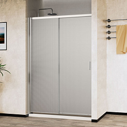 Душевая дверь City VDS-5CT120MT, 1200, хром, стекло текстурное, , шт