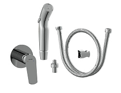 Смеситель с гигиеническим душем FLAVIS встраиваемый однорычажный