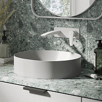 Встраиваемый смеситель для умывальника, белый матовый, Ray, IDDIS, RAYWT00i65