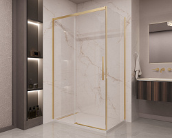 Душевой уголок Stella VSR-1ST9016CLG, 1600*900, брашированное золото, стекло прозрачное, , шт