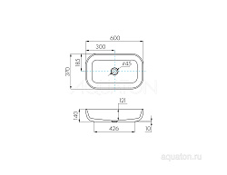 Раковина Лола 60