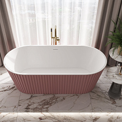 Corpa Nera Bonini/Бонини ванна акриловая отдельностоящая 170х80х58, белый матовый