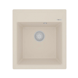 HANKA 450 Мойка кухонная из кварцгранита цвет: шампань  комплектация: крепеж, сливная арматура с пер