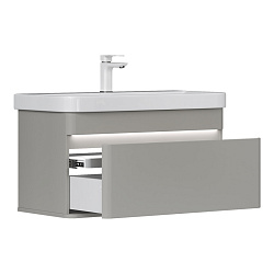 Тумба подвесная Elegante 80.1Y (Амарок/Белый) (9595-80v) 