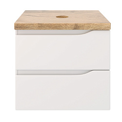 Столешница из массива NORDIC 600*520*40 /ясень /с отв. под раковину/