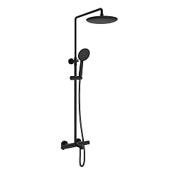 Душевая стойка Desire VSFS-1D1TMB термостатическая с изливом, 25см верх душ, черный, , шт