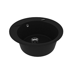 SULA 500 Мойка кухонная из кварцгранита цвет: антрацит  комплектация: крепеж, сливная арматура с пер