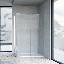 Душевой уголок Slim Soft VSR-1SS1014CL, 1400*1000, хром, стекло прозрачное, , шт