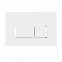 Corpa Nera Grossi/Гросси клавиша смыва, двойной смыв, белый/хром