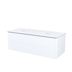 Тумба подвесная, со столешницей, 120 см, белый, Aiger, IDDIS, AIG12W0i95K