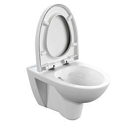 Вывод Унитаз подвесной: 547 PARVA NEW CLEAN ON с кр.дюропл.lifting.,  белый, Сорт1