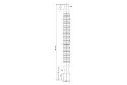 MD150 Гибкое соединение 1500 мм Ø32х32/40