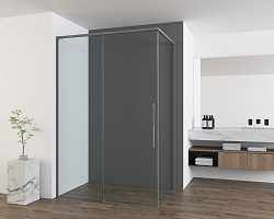 Душевой уголок Ultima VSR-7UL9012CLGM, 1200*900, вороненая сталь, стекло прозрачное, , шт