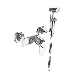 Смеситель термостатический с гигиеническим душем, латунь/хром