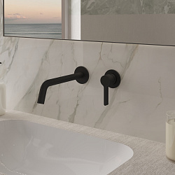 Смеситель для раковины Villa VBFW-1VL1MB встраиваемый однорычажный, черный, , шт