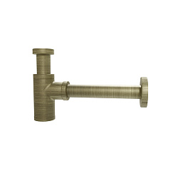 Corpa Nera сифон для раковины, бронза матовый