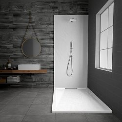 Поддон для душа из искусственного камня VST-4SRL9014W, 1400*900*25, белый матовый, , шт