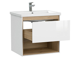 см SP-SZ-LOU-CO60/Wh Тумба под раковину подвесная LOUNA 60 для COMO 60 белый