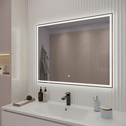 Зеркало/LED-подсветка(100см*80см)/сенсор. выключатель Carrera/AQUA DE MARCO