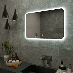 Зеркало/LED-подсветка (80см*55см)/сенсор.выключатель Maroni/AQUA DE MARCO