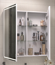 Шкаф навесной Geometry Classic 800 с зеркалом