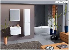 DREJA.eco Зеркало Tiny LED 70/80, белое