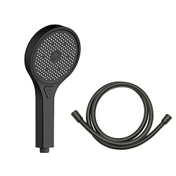 Ручной душ с шлангом VSHN-42HMB, черный, , шт