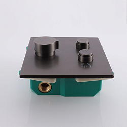 Встраиваемый смеситель для душа VSCV-421GM двухфункциональный, вороненая сталь, , шт