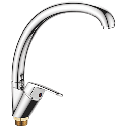 Смеситель для кухни, латунь, хром HB4116-2