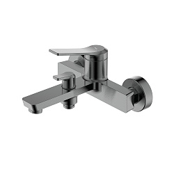 Смеситель для ванны, графит матовый, Parker, IDDIS, PARGM00i02WA
