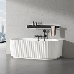 Ванна акриловая Vincea VBT-706-1700, 1700*800*585, цвет белый, щелевой перелив, слив белый, , шт