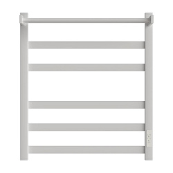 Полотенцесушитель электрический Point Меркурий PN83856PW П5 500x600 с полкой, диммер справа, белый