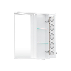 Зеркало-шкаф Milena 55 правый (белый)