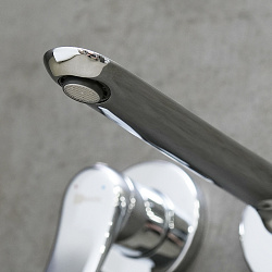 ORTUS Встраиваемый смеситель для раковины, излив 22,9 см, латунь/хром, LM11326C