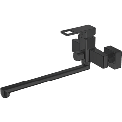 Смеситель для ванны, длинный излив, латунь, черный HB22615-7