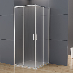 Душевой уголок Rapid-N VSS-3RN9010E10MT, (800-900)x(900-1000), хром, стекло текстурное, , шт