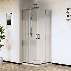 Душевой уголок City VSS-5CT800CL, 800*800, хром, стекло прозрачное , , шт