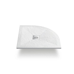 Поддон для душа из искусственного камня  VST-4SQ9012W-R, 1200*900*25, белый матовый, правый, , шт