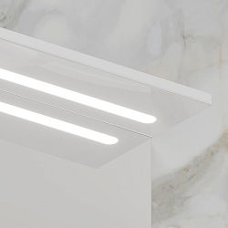 Зеркало-шкаф Milena 70 левый (белый)