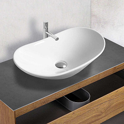 Раковина керамическая Vincea VBS-508, 615*360*155, накладная, цвет белый, , шт