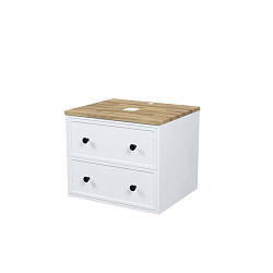 Тумба подвесная, со столешницей, 60 см, белый матовый, Torr, IDDIS, TOR60WBi95K